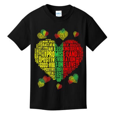 Men Women Reggae Rasta Colors Red Green Yellow Jamaica Kids T-Shirt