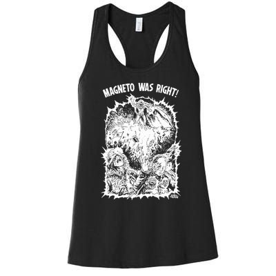 Magneto Was Right Women's Racerback Tank