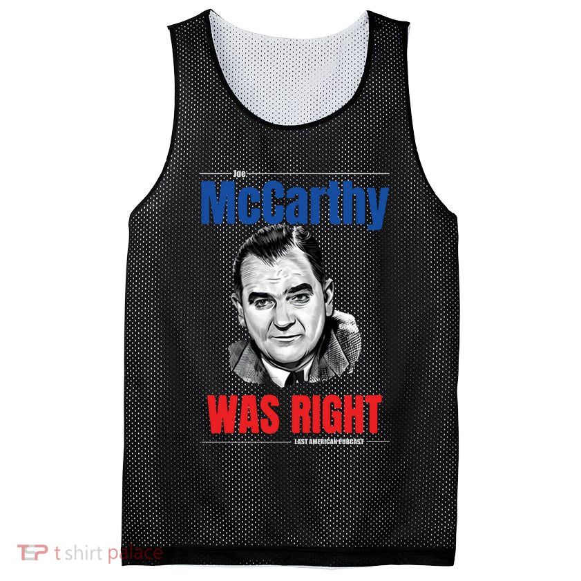 Mccarthy Was Right Mesh Reversible Basketball Jersey Tank