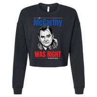 Mccarthy Was Right Cropped Pullover Crew