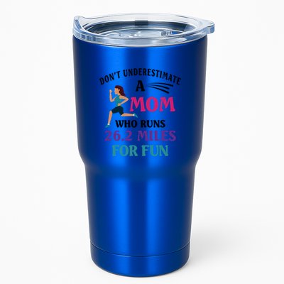 Mom Who Runs 26 2 Miles For Fun Half Marathon Mom Running Great Gift Tumbler