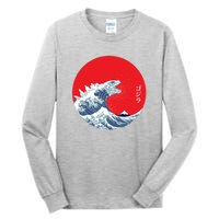 Monster Wave Retro Vintage Classic Japanese Art Tall Long Sleeve T-Shirt