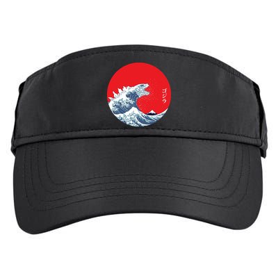 Monster Wave Retro Vintage Classic Japanese Art Adult Drive Performance Visor