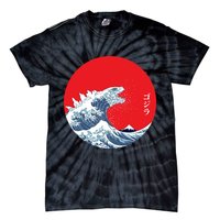 Monster Wave Retro Vintage Classic Japanese Art Tie-Dye T-Shirt