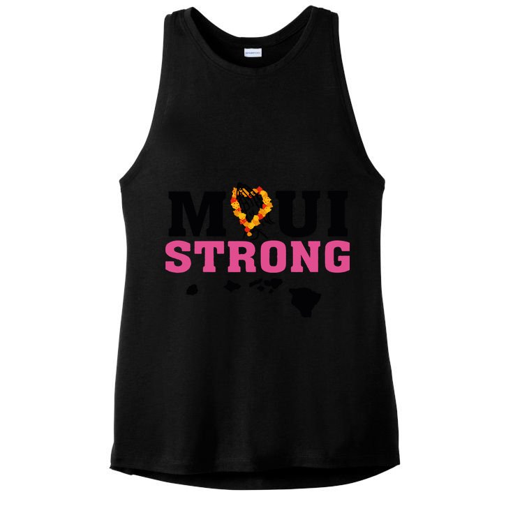 Maui Wildfire Relief All Profits Will Be Donated Ladies PosiCharge Tri-Blend Wicking Tank