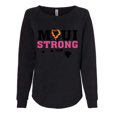 Maui Wildfire Relief All Profits Will Be Donated Womens California Wash Sweatshirt