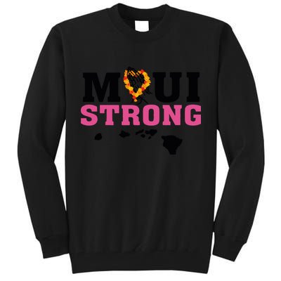 Maui Wildfire Relief All Profits Will Be Donated Tall Sweatshirt