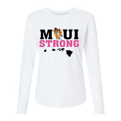 Maui Wildfire Relief All Profits Will Be Donated Womens Cotton Relaxed Long Sleeve T-Shirt