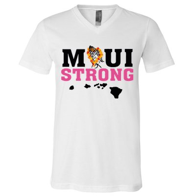 Maui Wildfire Relief All Profits Will Be Donated V-Neck T-Shirt