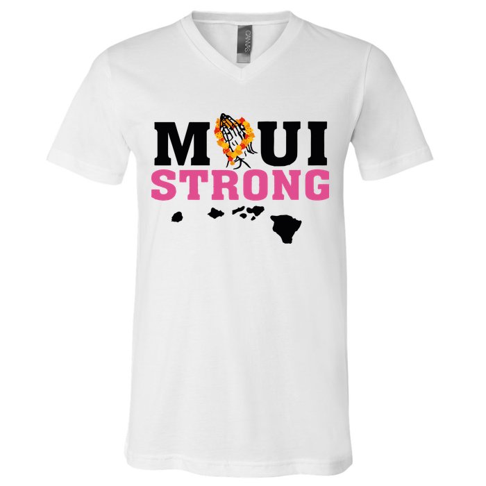 Maui Wildfire Relief All Profits Will Be Donated V-Neck T-Shirt