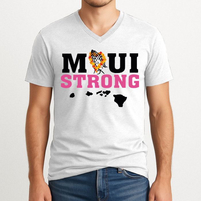 Maui Wildfire Relief All Profits Will Be Donated V-Neck T-Shirt
