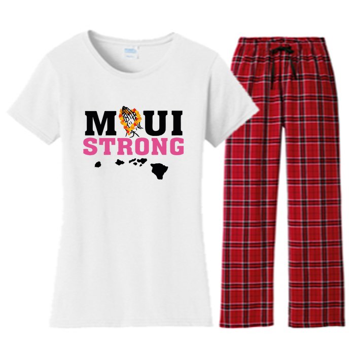 Maui Wildfire Relief All Profits Will Be Donated Women's Flannel Pajama Set