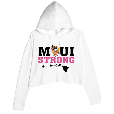 Maui Wildfire Relief All Profits Will Be Donated Crop Fleece Hoodie