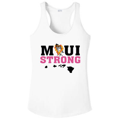 Maui Wildfire Relief All Profits Will Be Donated Ladies PosiCharge Competitor Racerback Tank