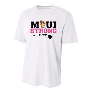 Maui Wildfire Relief All Profits Will Be Donated Youth Performance Sprint T-Shirt