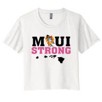 Maui Wildfire Relief All Profits Will Be Donated Women's Crop Top Tee