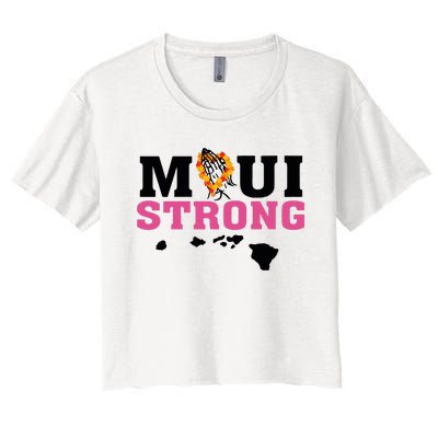 Maui Wildfire Relief All Profits Will Be Donated Women's Crop Top Tee