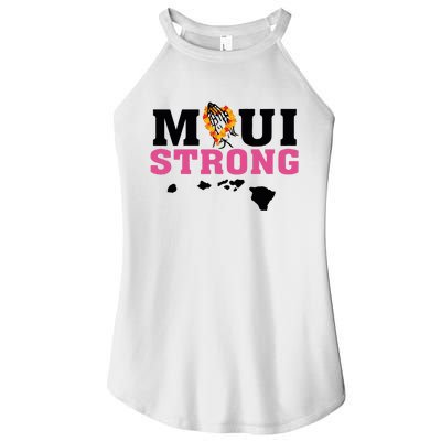 Maui Wildfire Relief All Profits Will Be Donated Women's Perfect Tri Rocker Tank