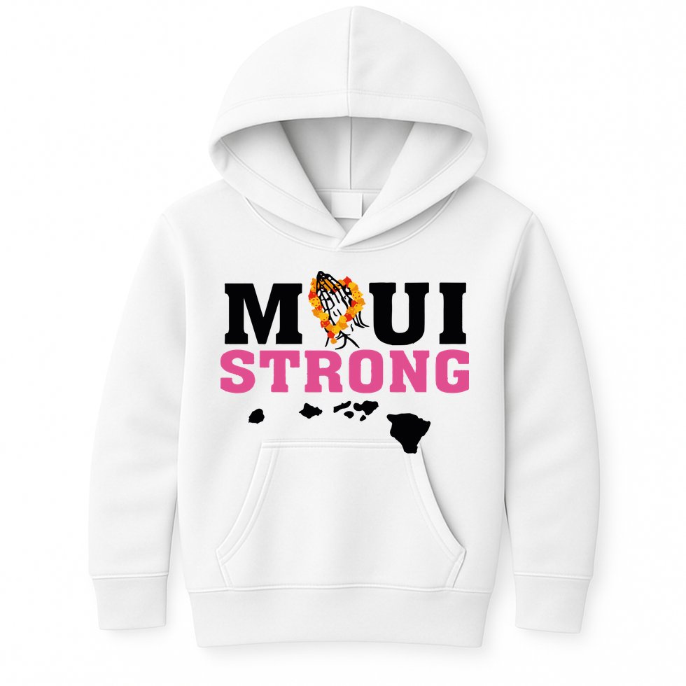 Maui Wildfire Relief All Profits Will Be Donated Kids Hoodie