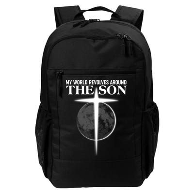 My World Revolves Around The Son Backpack