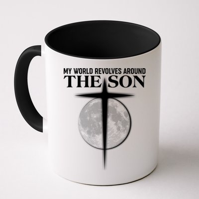 My World Revolves Around The Son Mug