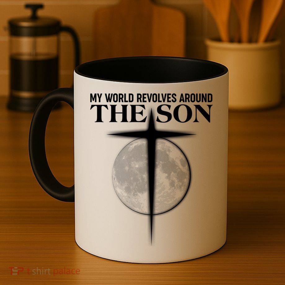 My World Revolves Around The Son Mug