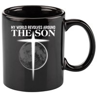 My World Revolves Around The Son 11oz C Handle Ceramic Mug