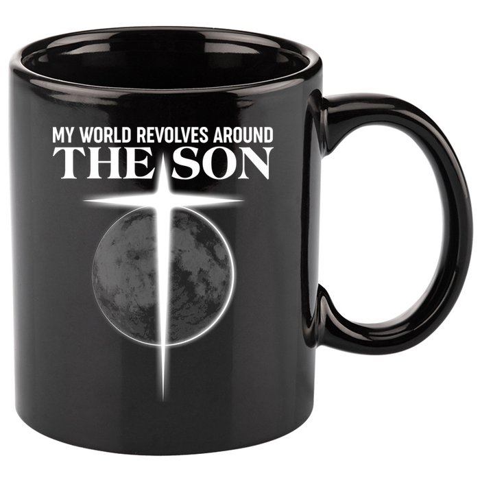 My World Revolves Around The Son 11oz C Handle Ceramic Mug