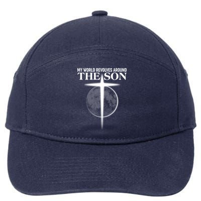 My World Revolves Around The Son 7-Panel Snapback Hat