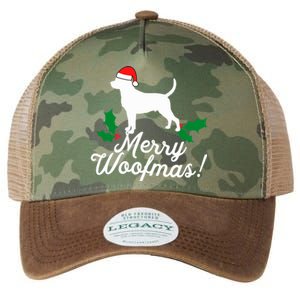 Merry Woofmas Rottweiler Christmas Dog Fun Gift Legacy Tie Dye Trucker Hat