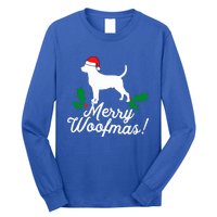 Merry Woofmas Rottweiler Christmas Dog Fun Gift Long Sleeve Shirt