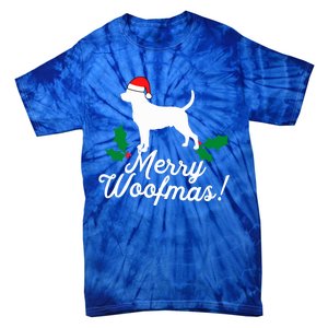 Merry Woofmas Rottweiler Christmas Dog Fun Gift Tie-Dye T-Shirt