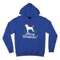 Merry Woofmas Rottweiler Christmas Dog Fun Gift Tall Hoodie