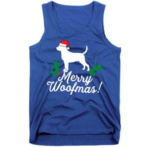 Merry Woofmas Rottweiler Christmas Dog Fun Gift Tank Top