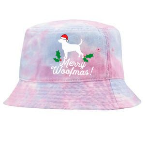 Merry Woofmas Rottweiler Christmas Dog Fun Gift Tie-Dyed Bucket Hat