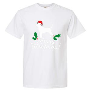 Merry Woofmas Rottweiler Christmas Dog Fun Gift Garment-Dyed Heavyweight T-Shirt