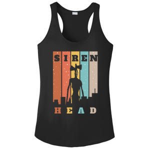 Monster With Sirens For Heads Over City Horror Ladies PosiCharge Competitor Racerback Tank