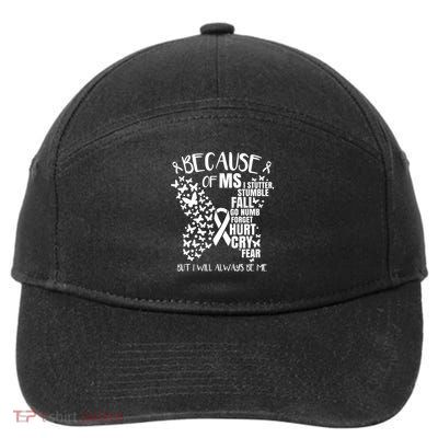 Ms Warrior 's Ms Awareness Orange Unisex And Kids 7-Panel Snapback Hat