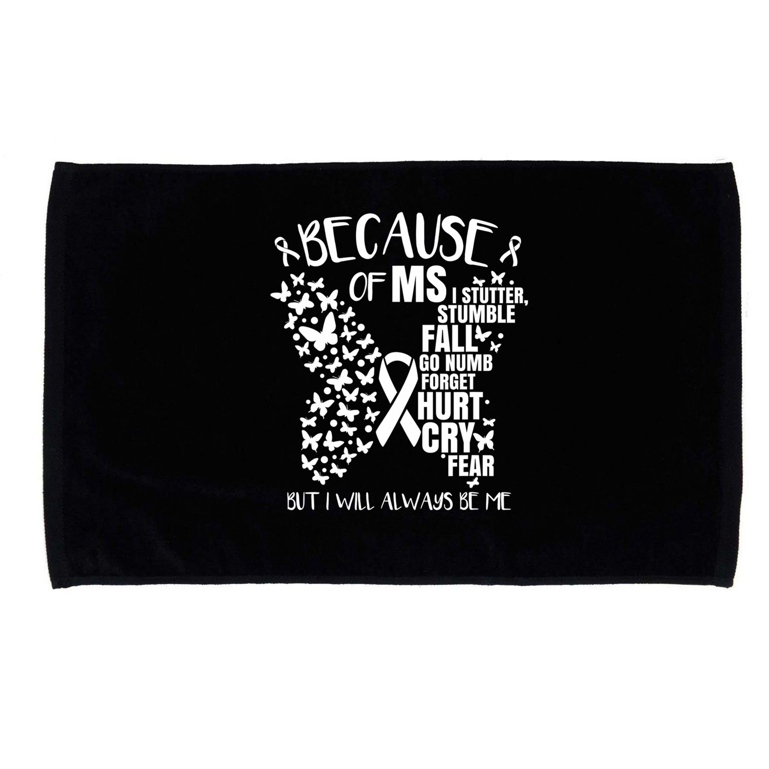 Ms Warrior 's Ms Awareness Orange Unisex And Kids Microfiber Hand Towel