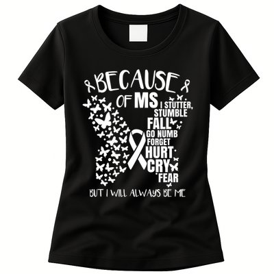Ms Warrior 's Ms Awareness Orange Unisex And Kids Womens T-Shirt