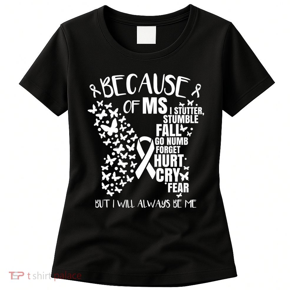 Ms Warrior 's Ms Awareness Orange Unisex And Kids Womens T-Shirt