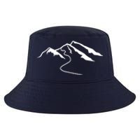 Mountains With Snow Cool Comfort Performance Bucket Hat