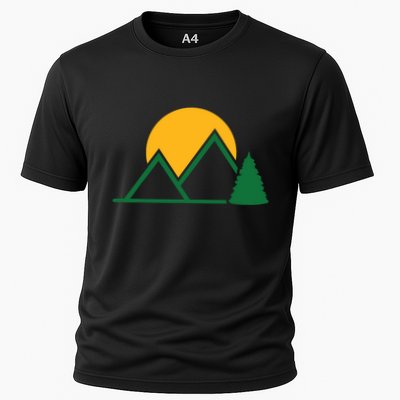 Mountains With Sun Performance Shirt