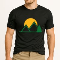 Mountains With Sun Cooling Performance Crew T-Shirt