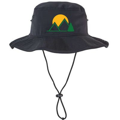 Mountains With Sun Bucket Hat
