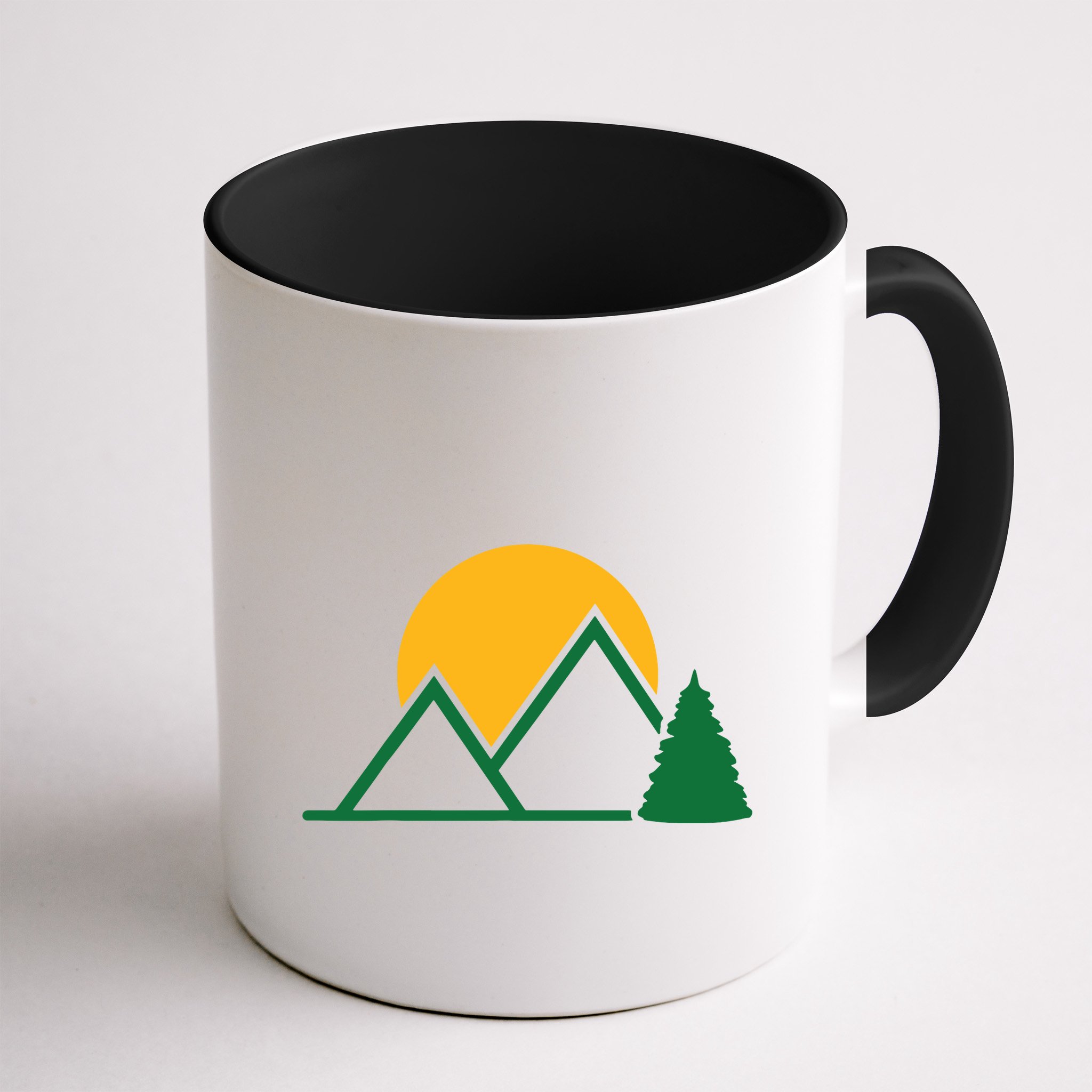 Mountains With Sun Mug