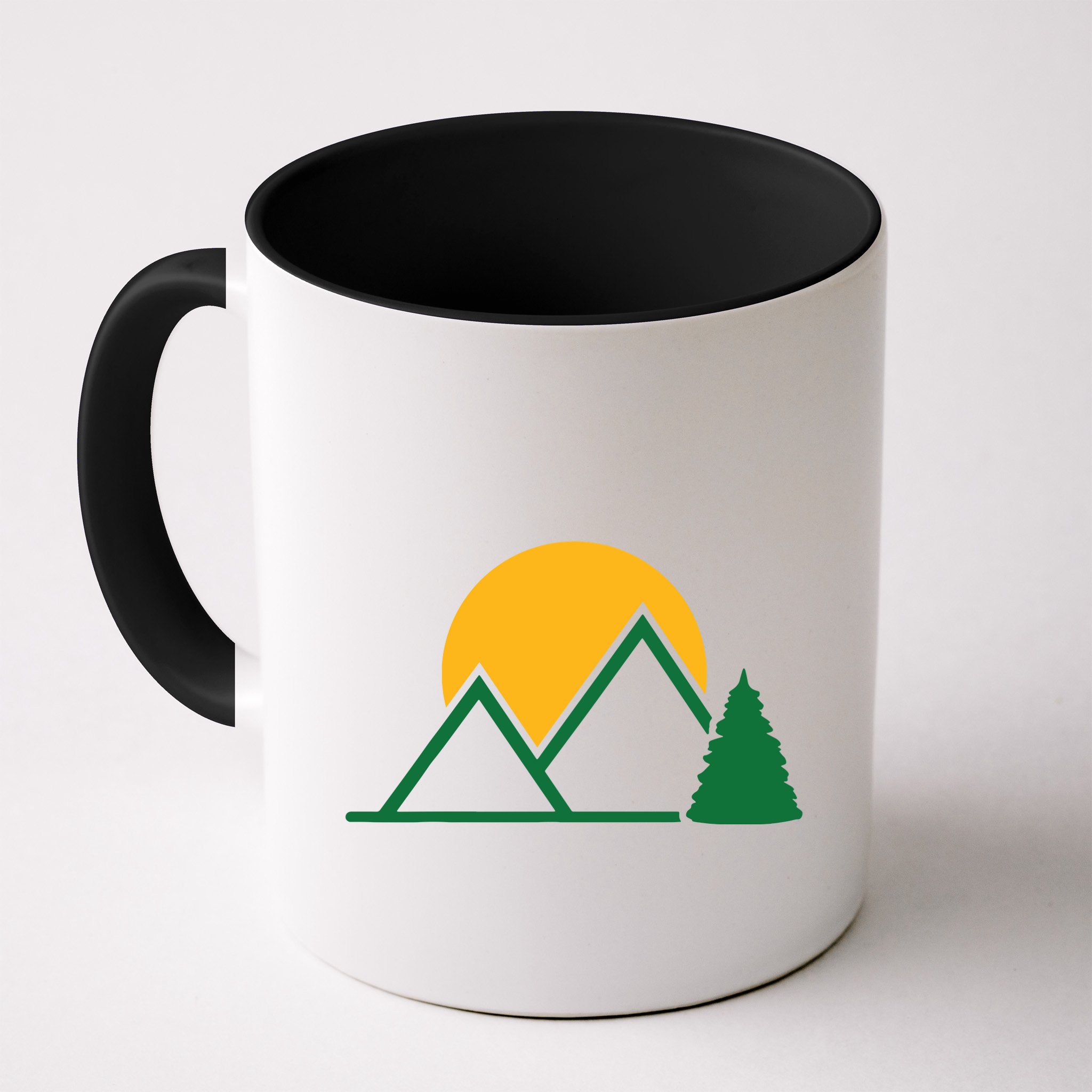 Mountains With Sun Mug