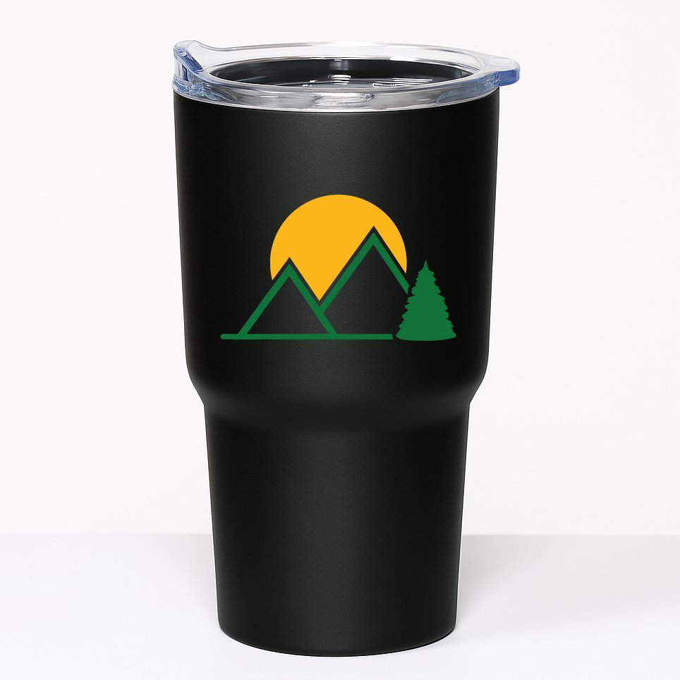 Mountains With Sun Tumbler