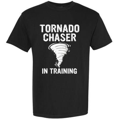 Meteorologist Weather Storm Tornado Chaser In Training Garment-Dyed Heavyweight T-Shirt