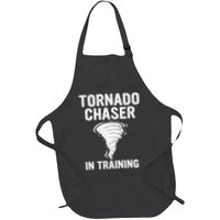 Meteorologist Weather Storm Tornado Chaser In Training Full-Length Apron With Pockets